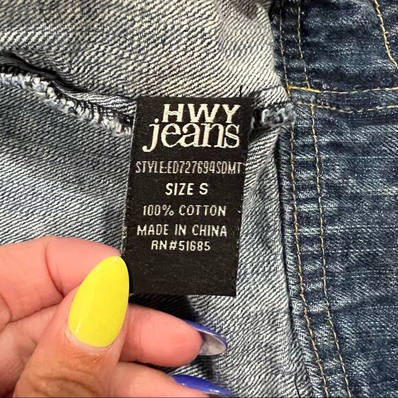 Highway Jeans Denim Jacket Small - Picture 3 of 4
